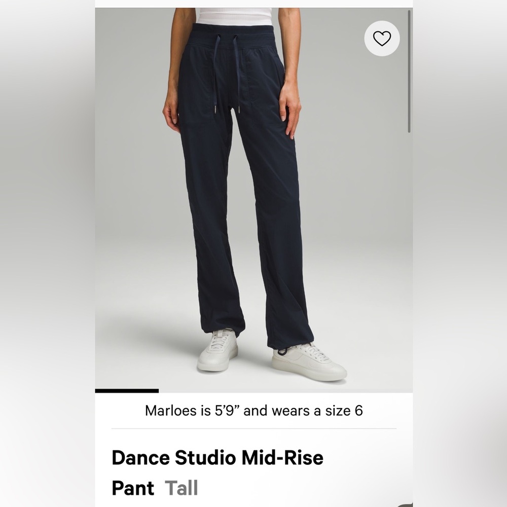 Lululemon Dance Studio Mid-Rise Pant TALL
